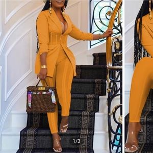 Yellow 2 piece Suite